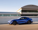 2023 Toyota GR Supra 3.0 Premium MT (Color: Stratosphere Blue) Side Wallpapers 150x120