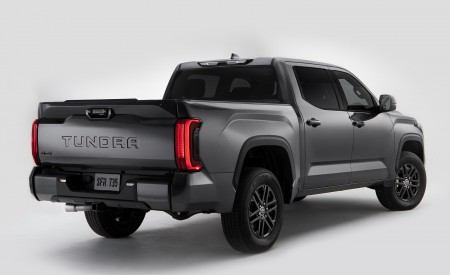 2023 Toyota Tundra SX Package (Color: Magnetic Gray Metallic) Rear Three-Quarter Wallpapers 450x275 (3)