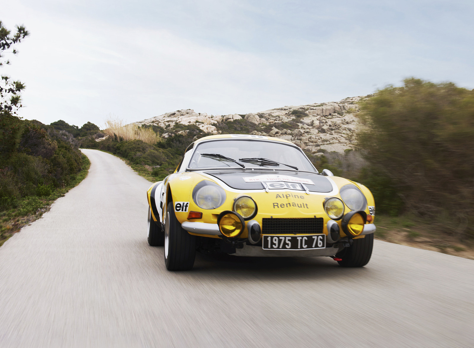 2022 Alpine A110 Tour de Corse 75 No. 7 Berlinette Wallpapers #3 of 15