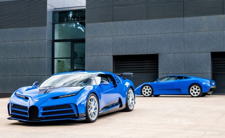 2022 Bugatti Centodieci First of Ten (Color: EB110 Blue) Front Three-Quarter Wallpapers 450x275 (5)