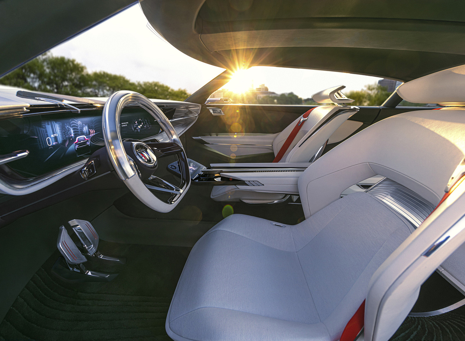 2022 Buick Wildcat EV Concept Interior Front Seats Wallpapers #17 of 18
