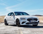 2022 Genesis G70 Sport with Luxury Pack Front Three-Quarter Wallpapers 150x120 (1)