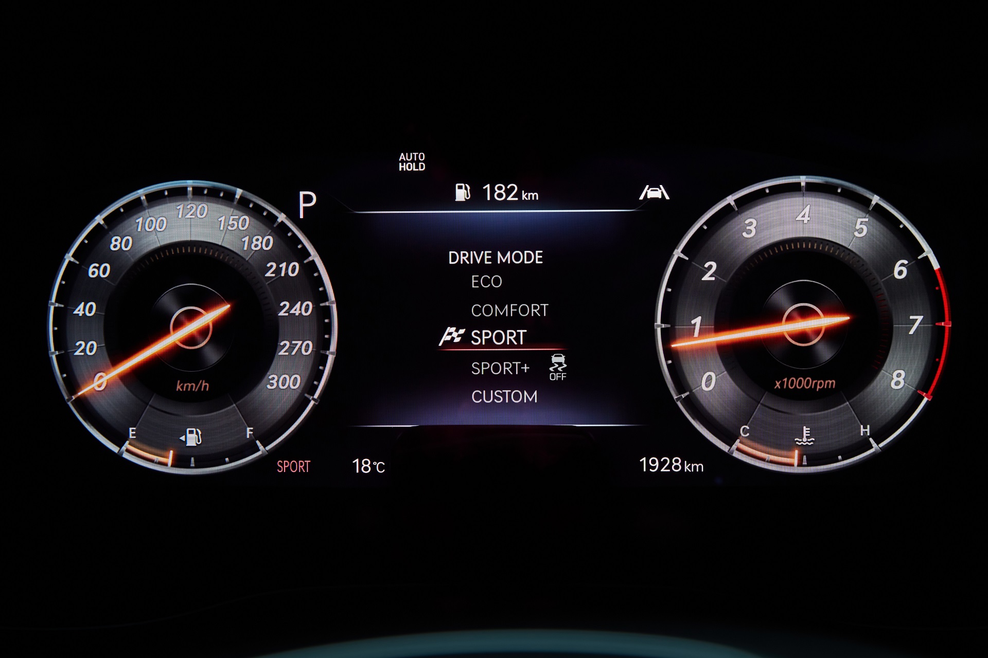 2022 Genesis G70 Sport with Luxury Pack Instrument Cluster Wallpapers #48 of 54