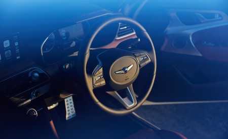 2022 Genesis G70 Sport with Luxury Pack Interior Steering Wheel Wallpapers 450x275 (42)