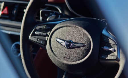 2022 Genesis G70 Sport with Luxury Pack Interior Steering Wheel Wallpapers 450x275 (43)