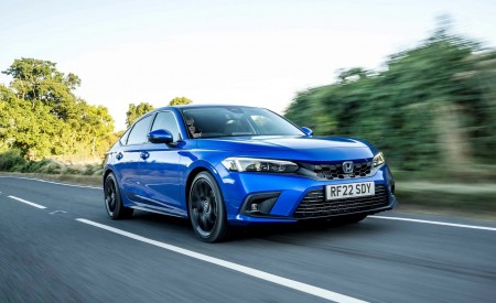 2023 Honda Civic e:HEV (UK-Spec) Front Three-Quarter Wallpapers 450x275 (1)