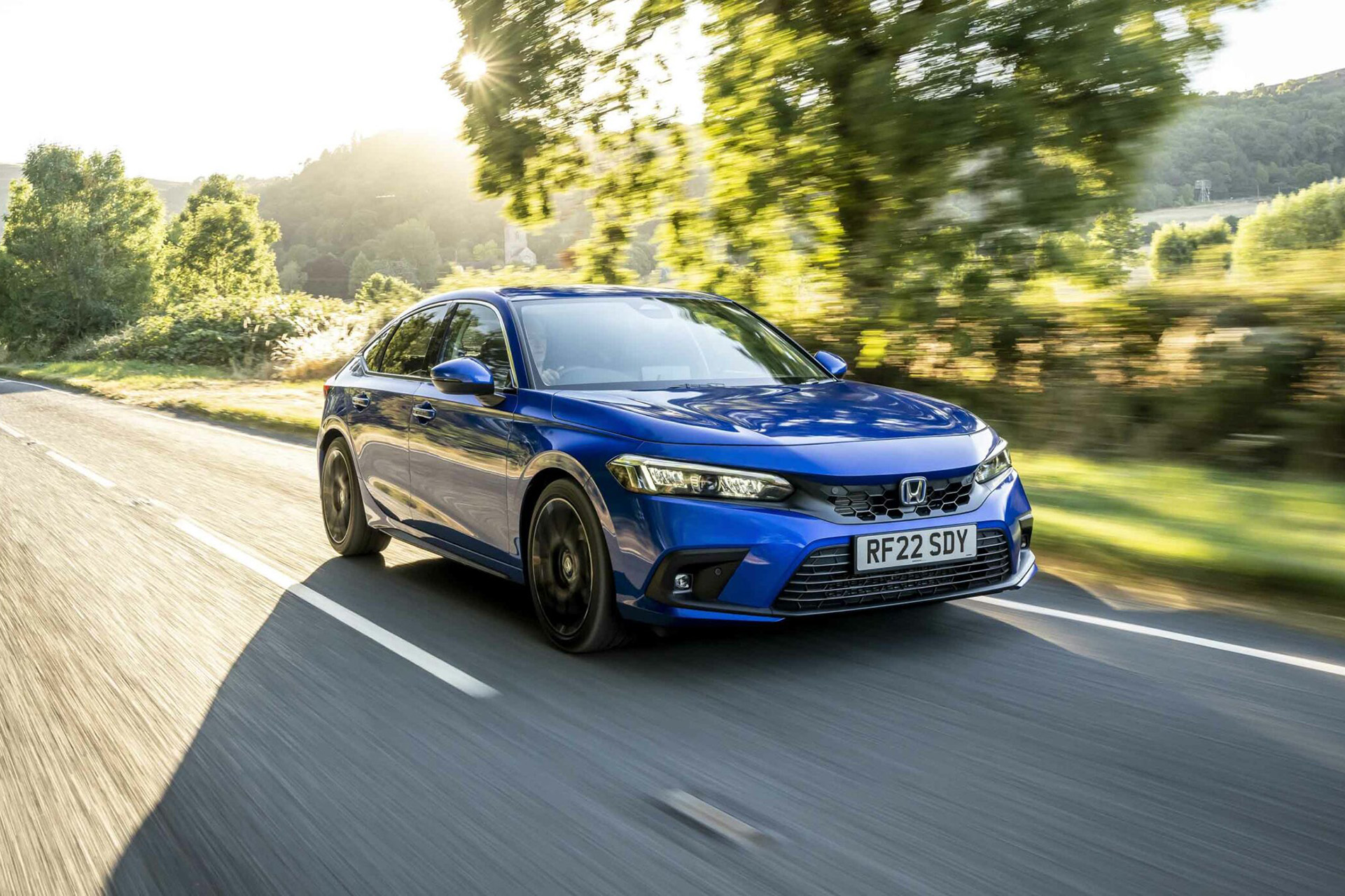 2023 Honda Civic e:HEV (UK-Spec) Front Three-Quarter Wallpapers (8)