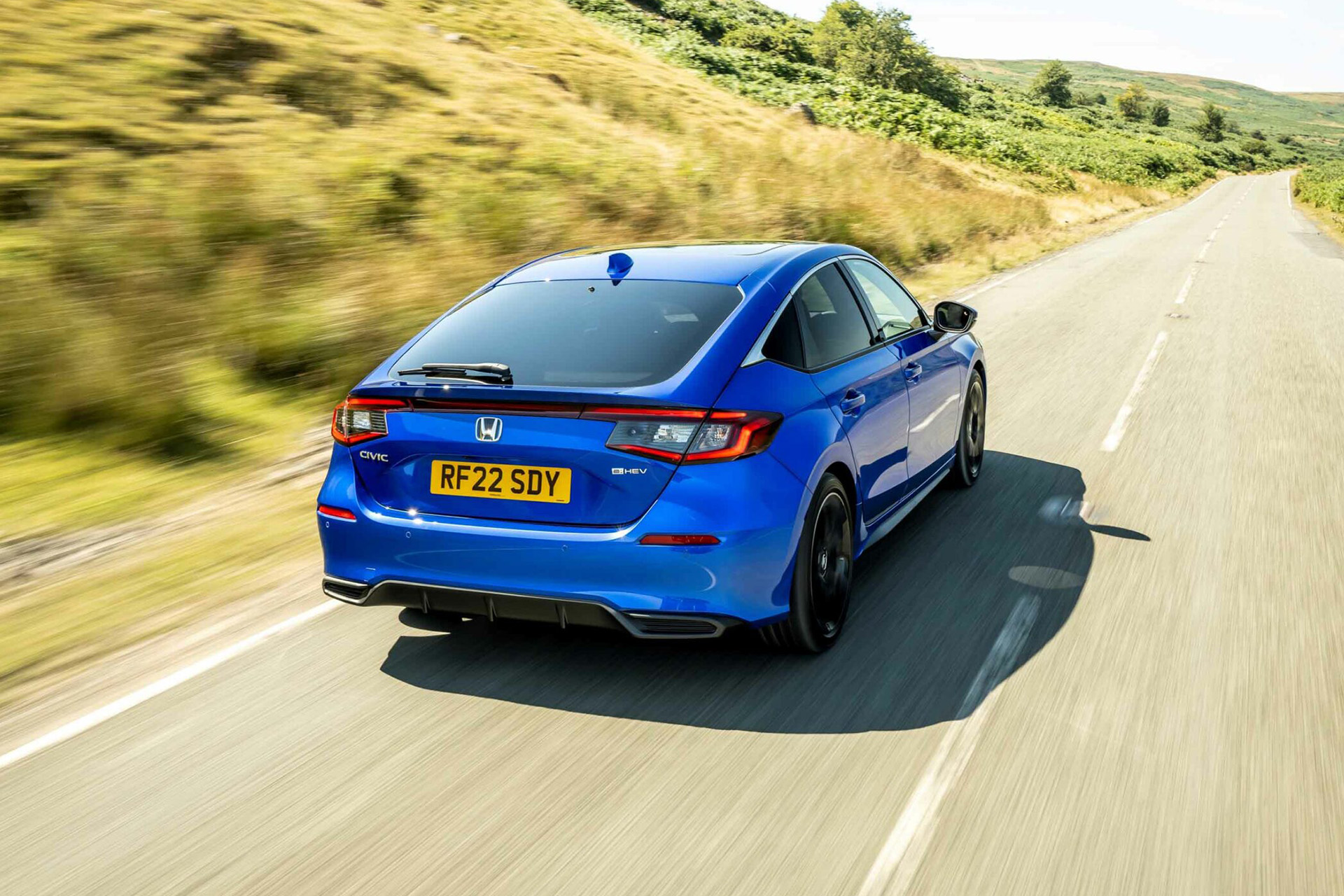 2023 Honda Civic e:HEV (UK-Spec) Rear Three-Quarter Wallpapers (3)