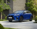 2023 Lexus RX 500h (Color: Heat Sapphire Blue) Front Three-Quarter Wallpapers 150x120