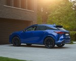 2023 Lexus RX 500h (Color: Heat Sapphire Blue) Rear Three-Quarter Wallpapers 150x120