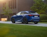 2023 Lexus RX 500h (Color: Heat Sapphire Blue) Rear Three-Quarter Wallpapers 150x120