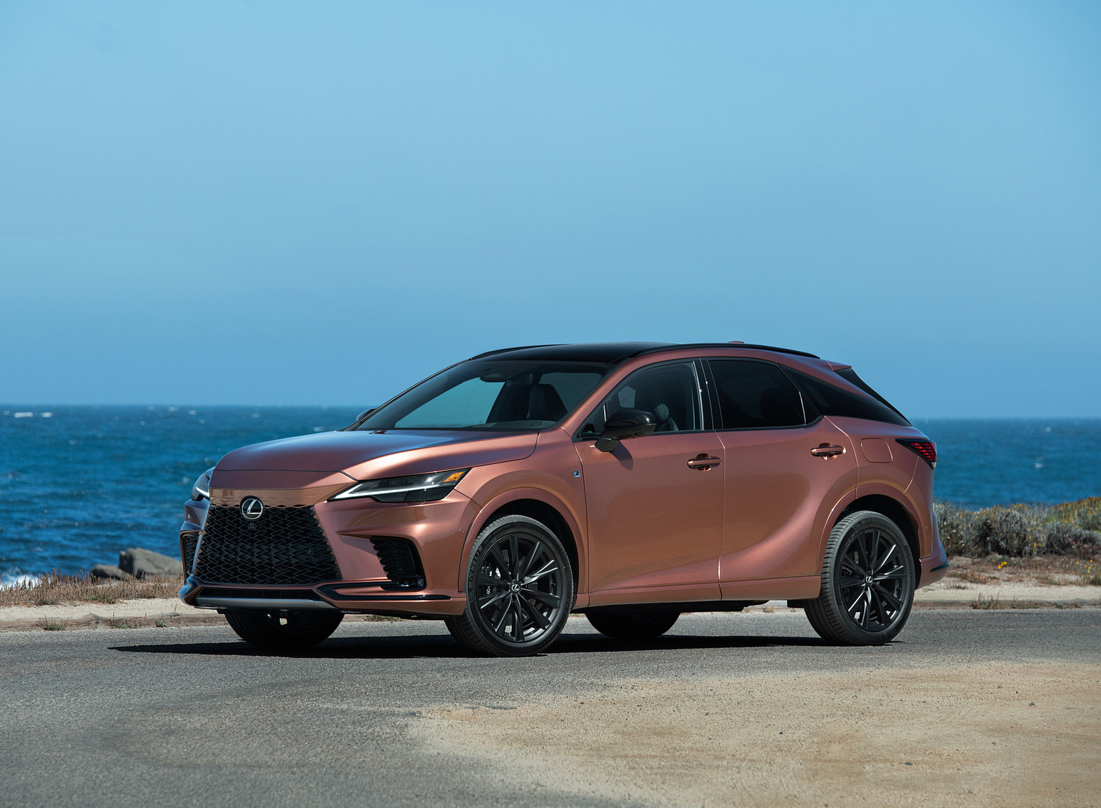 2023 Lexus RX 500h F SPORT DIRECT4 (Color: Sonic Copper) Front Three-Quarter Wallpapers #44 of 66