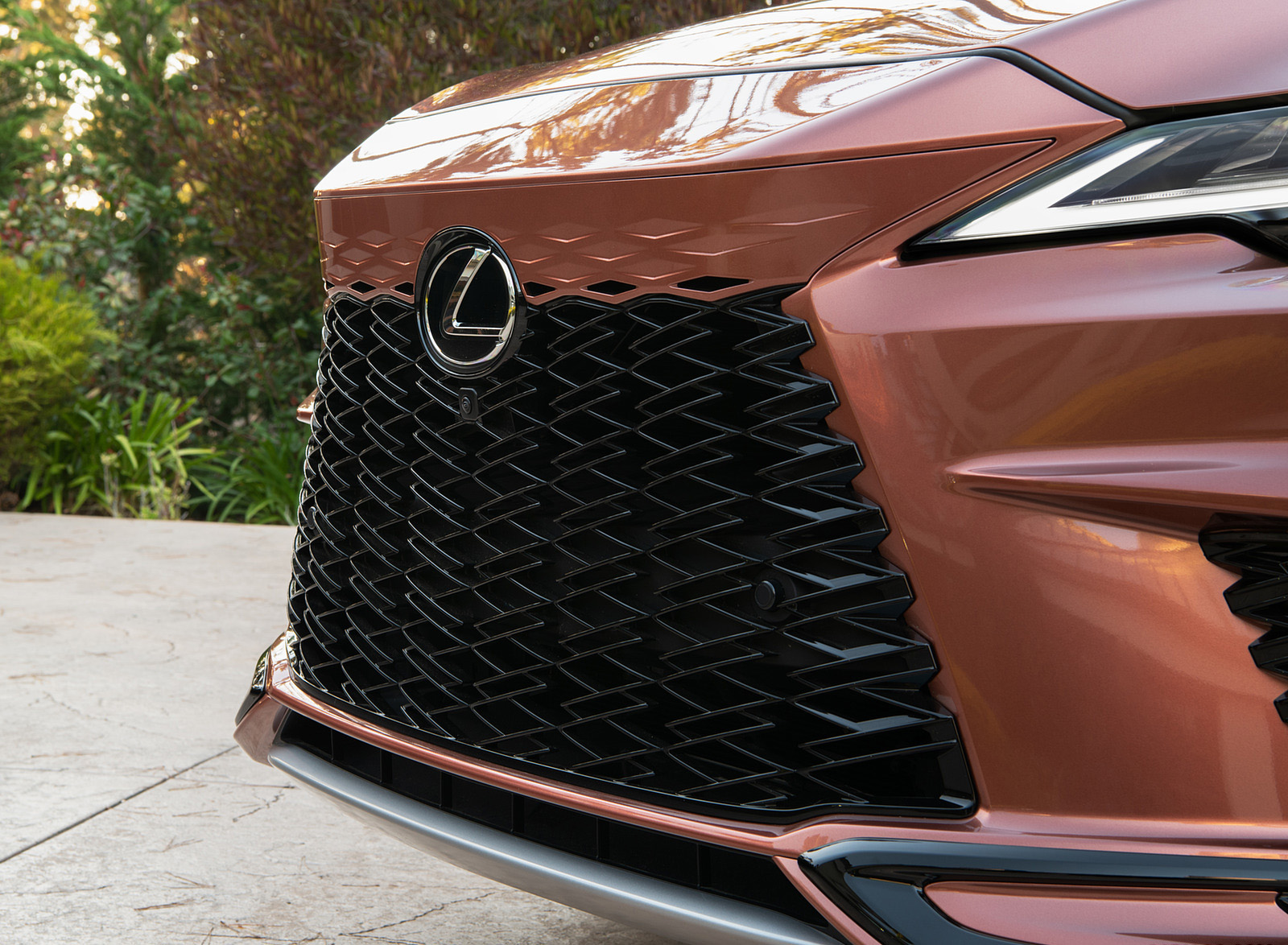 2023 Lexus RX 500h F SPORT DIRECT4 (Color: Sonic Copper) Grille Wallpapers #53 of 66