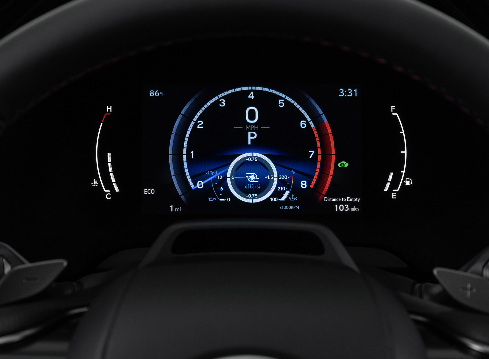 2023 Lexus RX 500h F SPORT Performance Digital Instrument Cluster Wallpapers #16 of 66