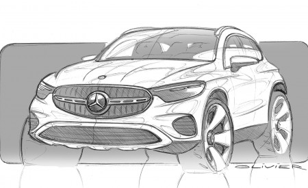 2023 Mercedes-Benz GLC Design Sketch Wallpapers  450x275 (71)
