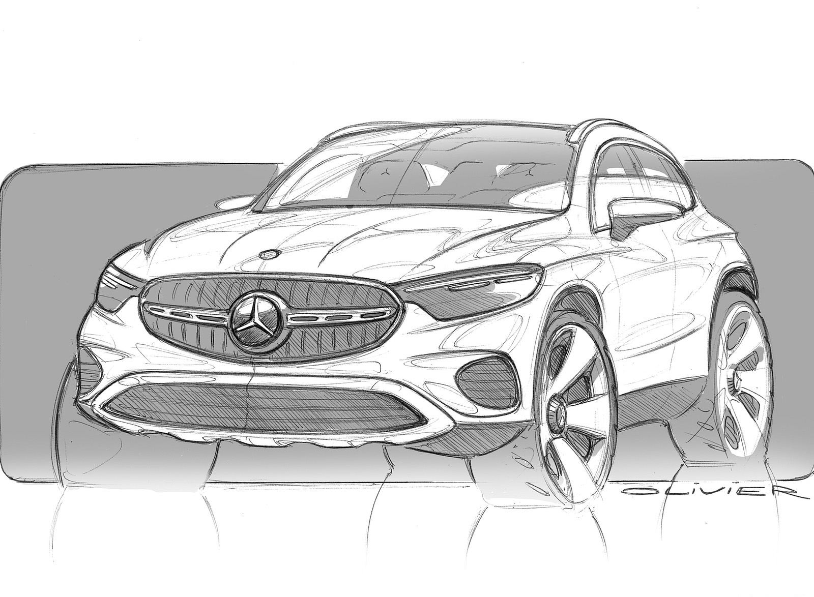 2023 Mercedes-Benz GLC Design Sketch Wallpapers  #71 of 94