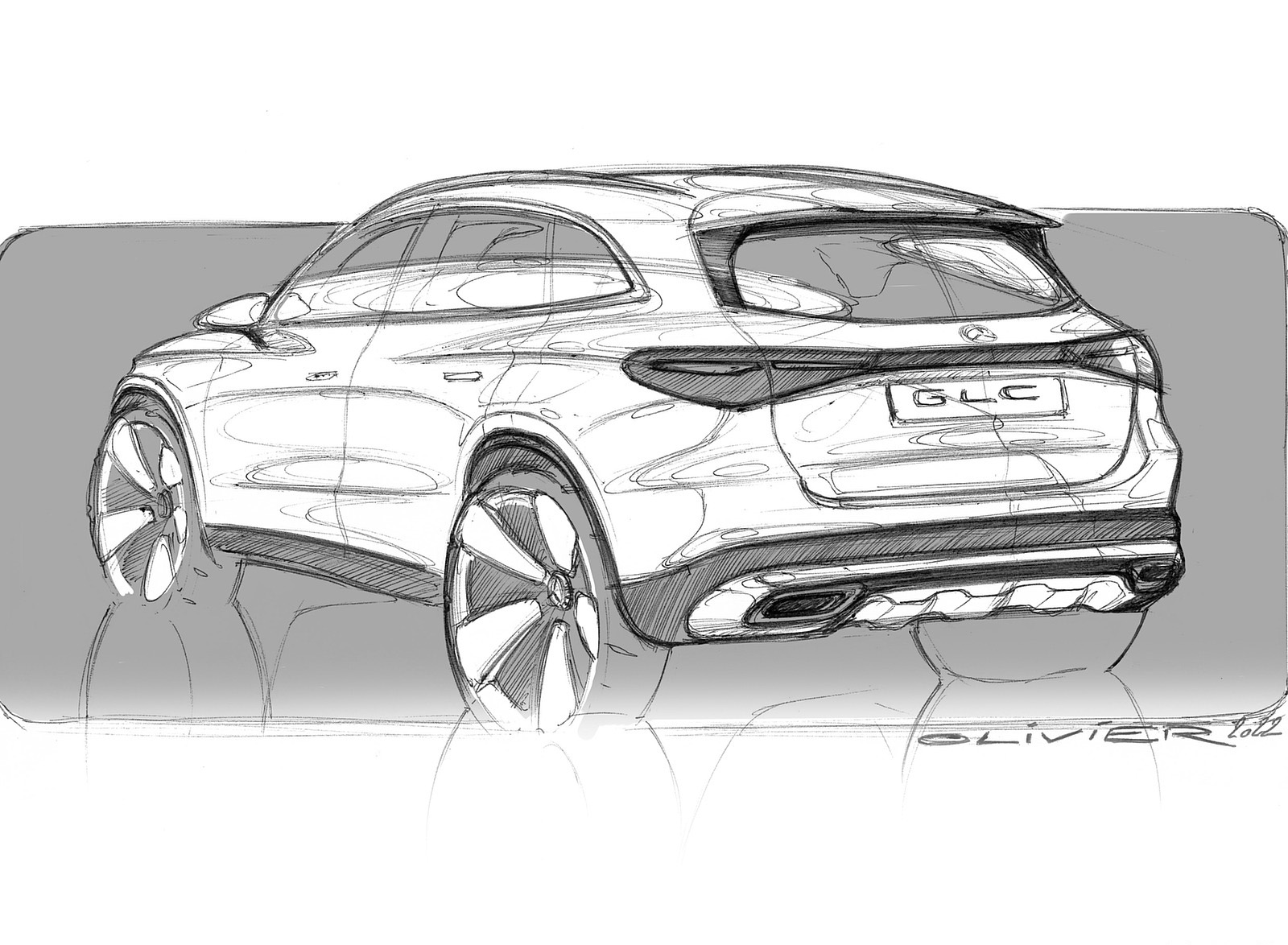 2023 Mercedes-Benz GLC Design Sketch Wallpapers #72 of 94