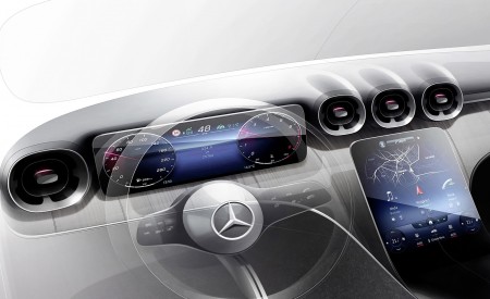 2023 Mercedes-Benz GLC Design Sketch Wallpapers 450x275 (74)