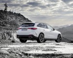 2023 Mercedes-Benz GLC Plug-in-Hybrid AMG Line MANUFAKTUR (Color: Diamond White Bright) Rear Three-Quarter Wallpapers 150x120