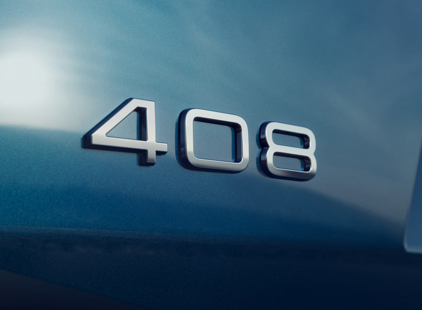 2023 Peugeot 408 PHEV (Color: Obsession Blue) Badge Wallpapers #47 of 93