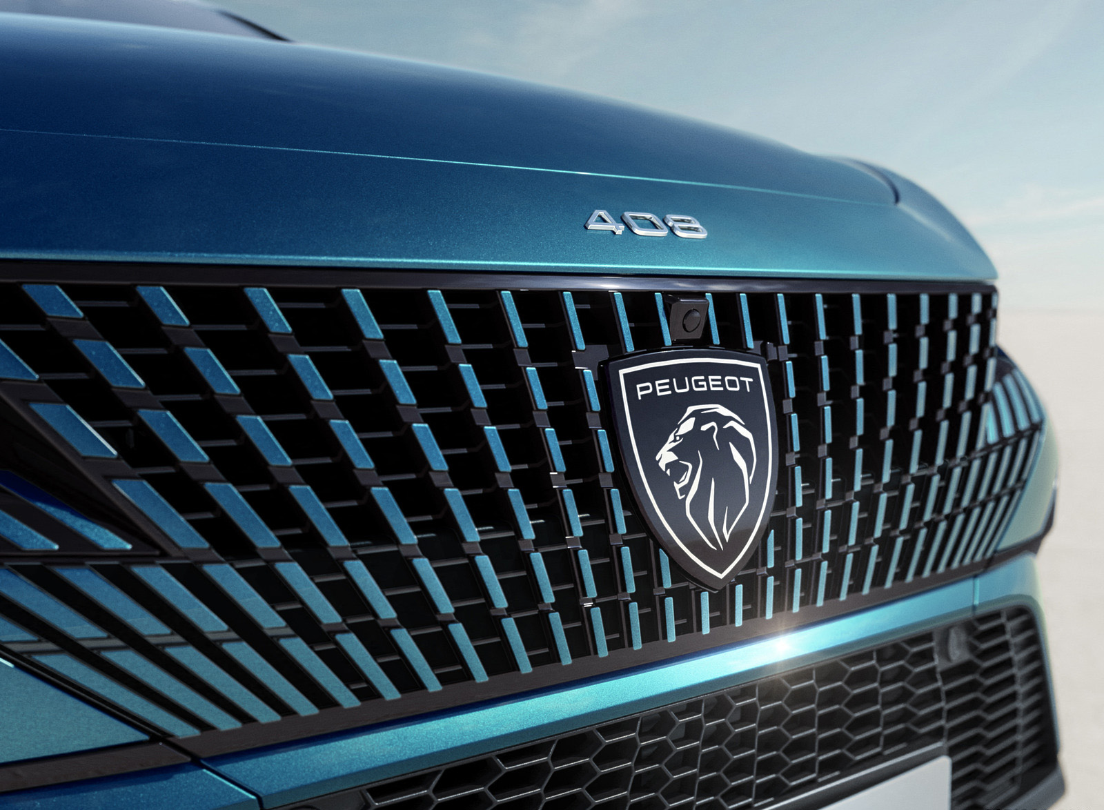 2023 Peugeot 408 PHEV (Color: Obsession Blue) Grille Wallpapers #33 of 93