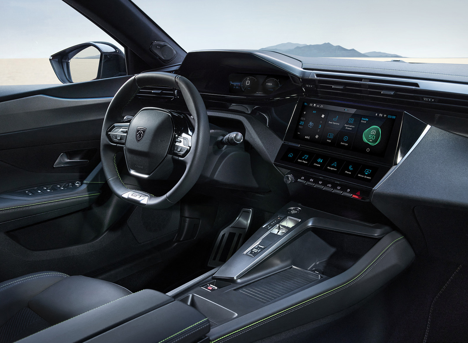 2023 Peugeot 408 PHEV (Color: Obsession Blue) Interior Wallpapers #59 of 93