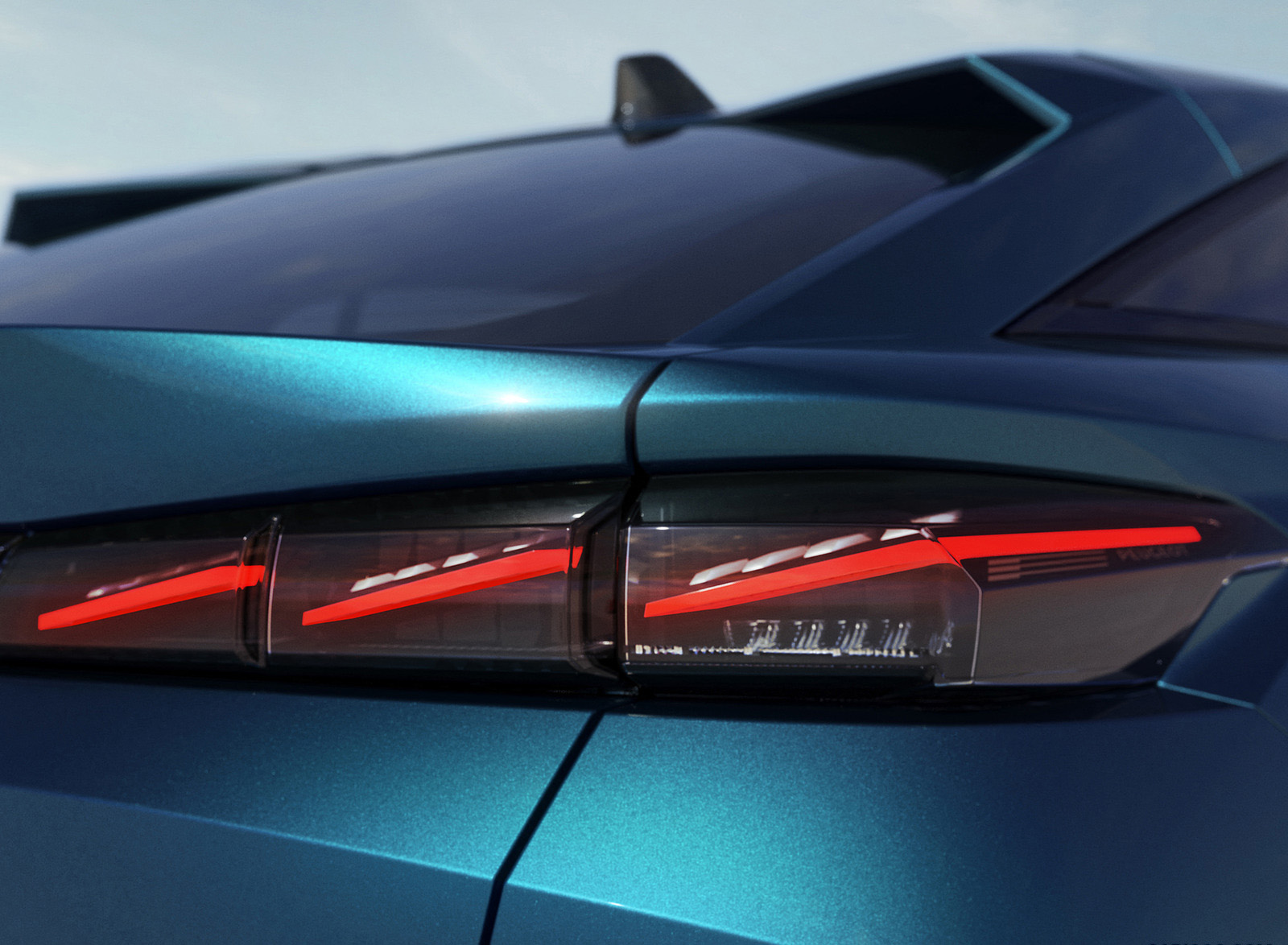 2023 Peugeot 408 PHEV (Color: Obsession Blue) Tail Light Wallpapers #45 of 93