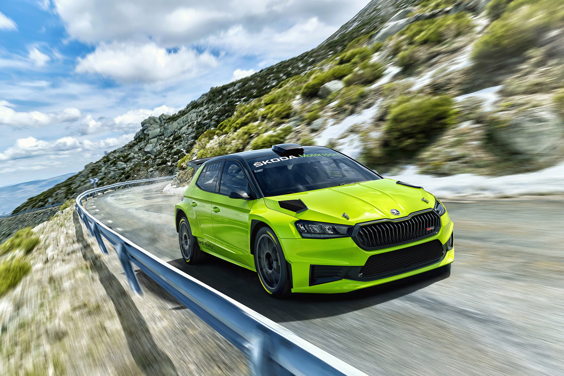 2023 Skoda Fabia RS Rally2 Front Three-Quarter Wallpapers (1). Download Wallpaper