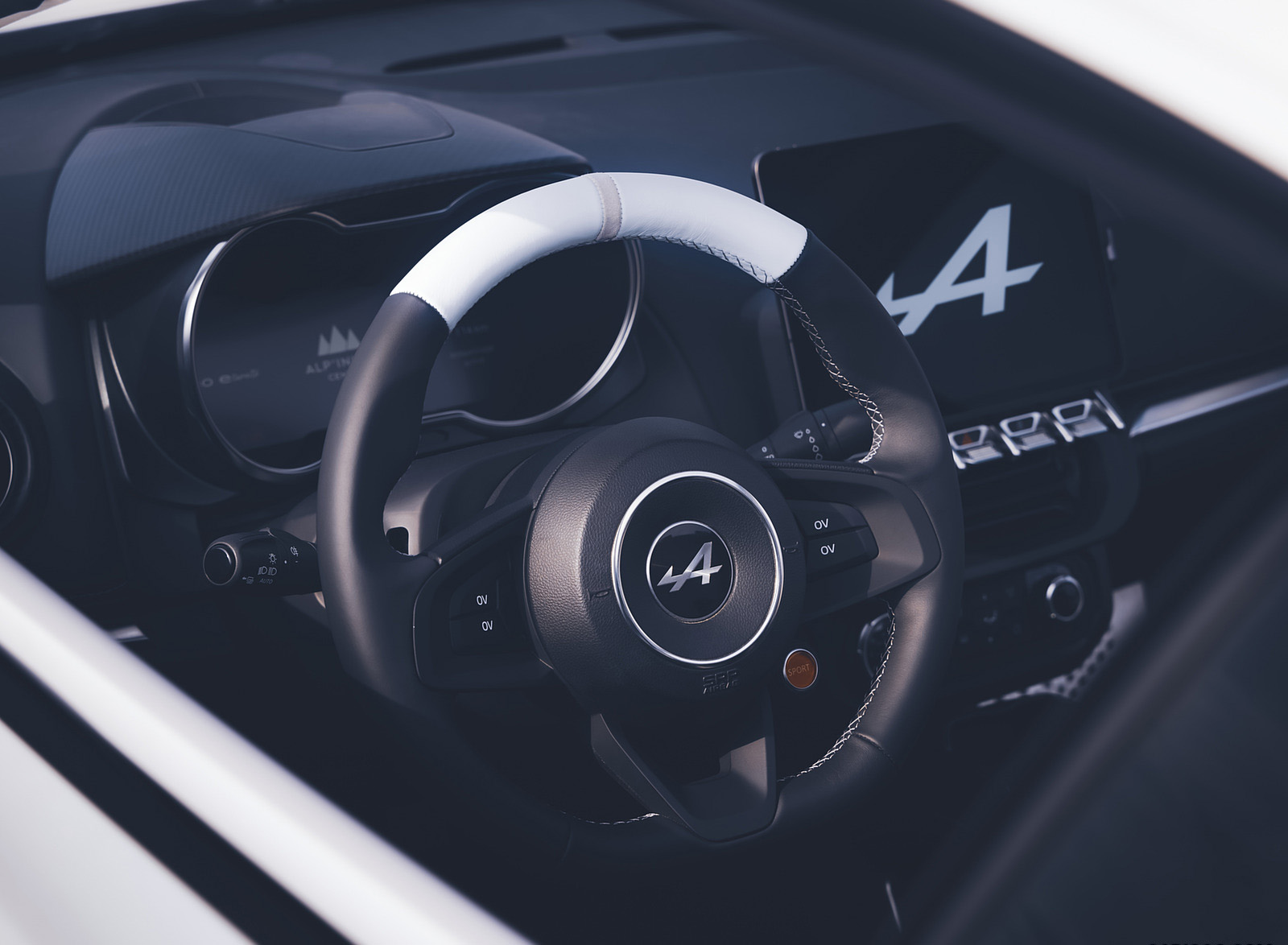 2022 Alpine A110 E-ternité Concept Interior Steering Wheel Wallpapers #12 of 15