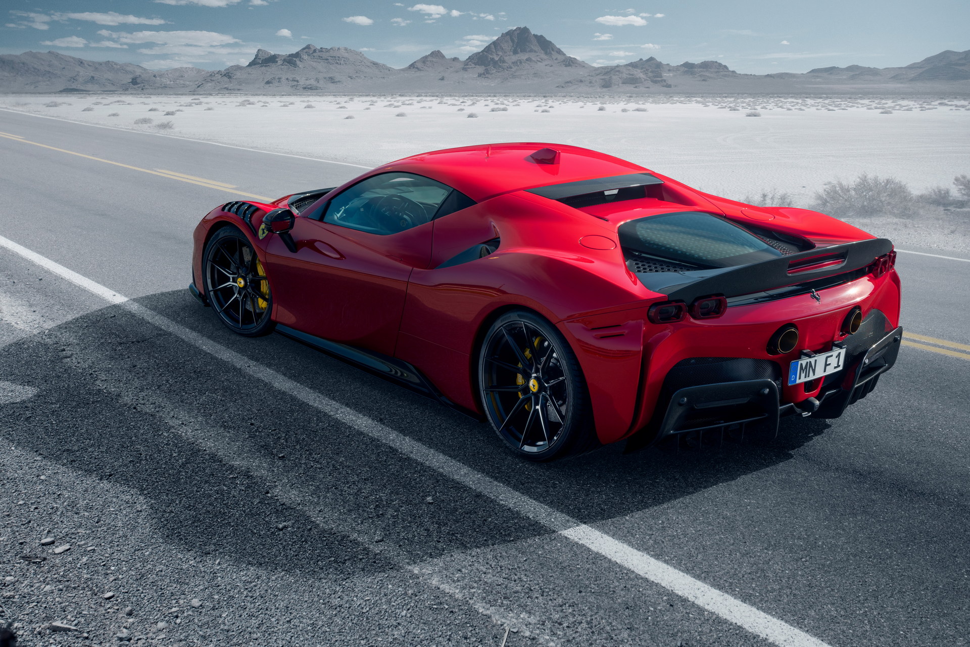 2022 Ferrari SF90 Stradale by Novitec Rear Three-Quarter Wallpapers #2 of 12