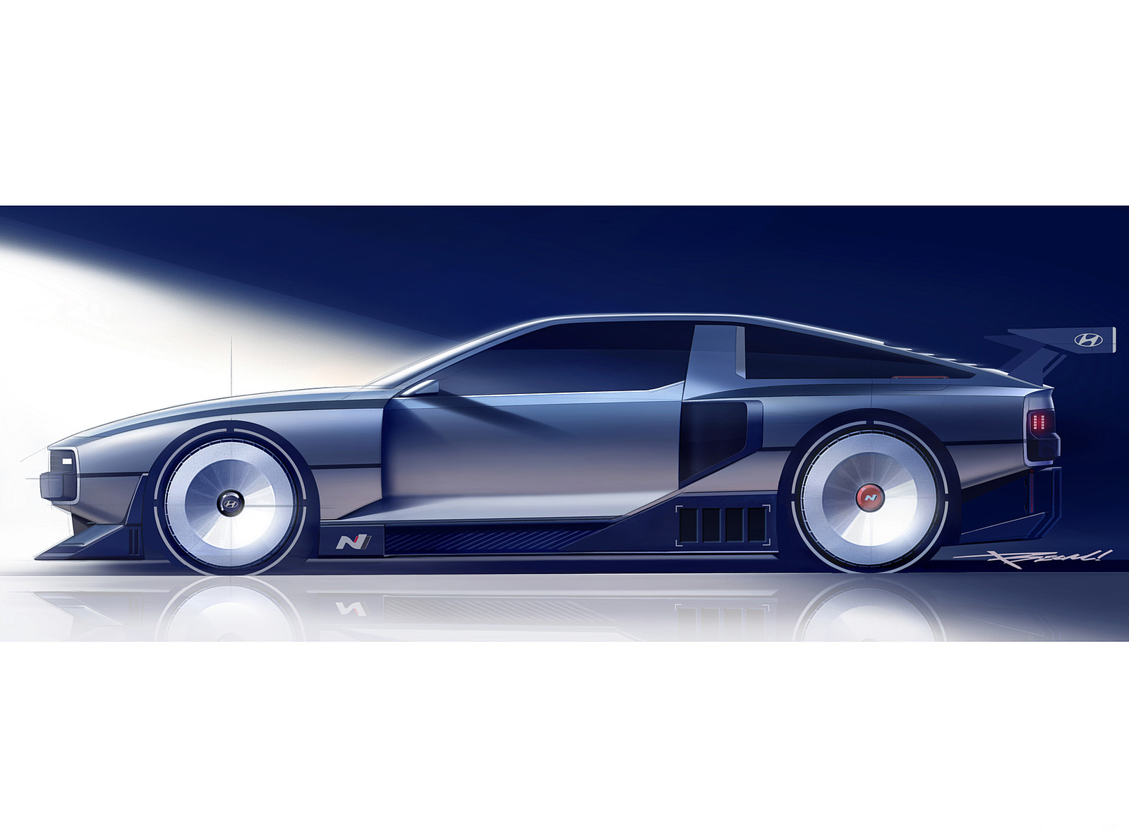2022 Hyundai N Vision 74 Concept Design Sketch Wallpapers  #36 of 42