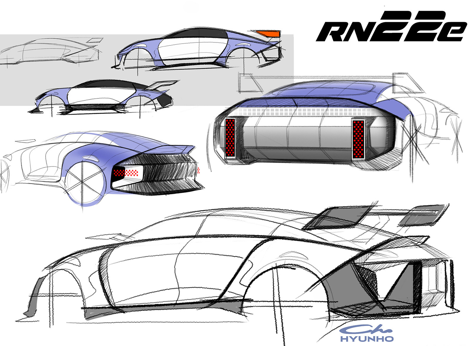 2022 Hyundai RN22e Concept Design Sketch Wallpapers #29 of 29