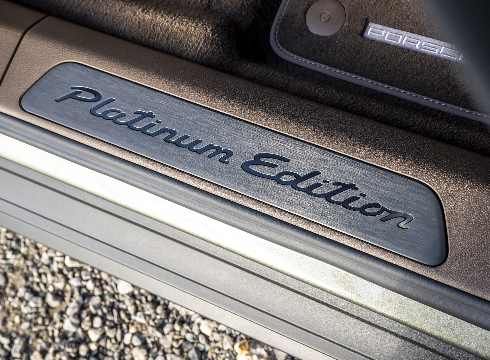 2022 Porsche Panamera 4 E-Hybrid Sport Turismo Platinum Edition (UK-Spec) Door Sill Wallpapers #18 of 25