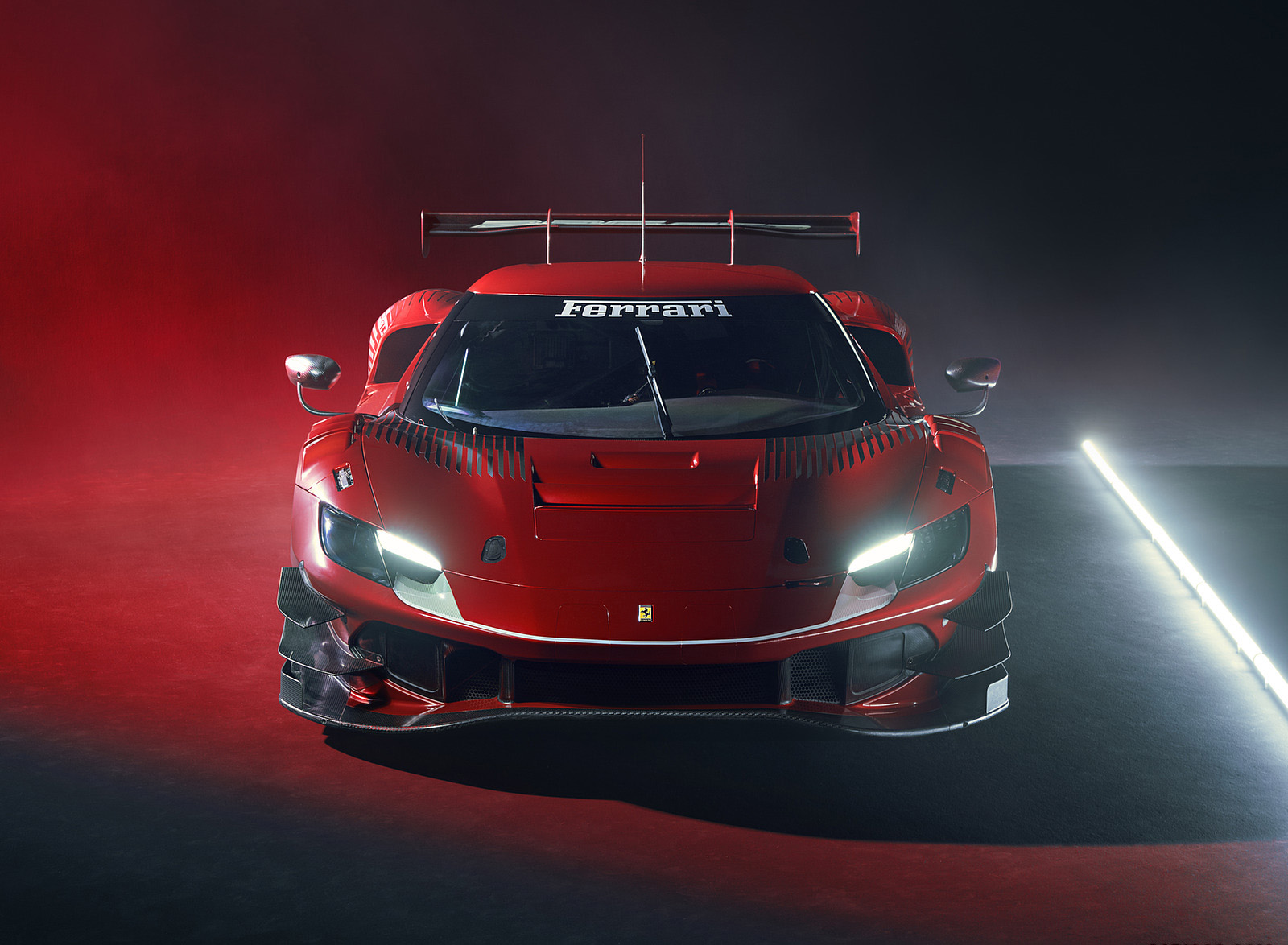 2023 Ferrari 296 GT3 Front Wallpapers (2)