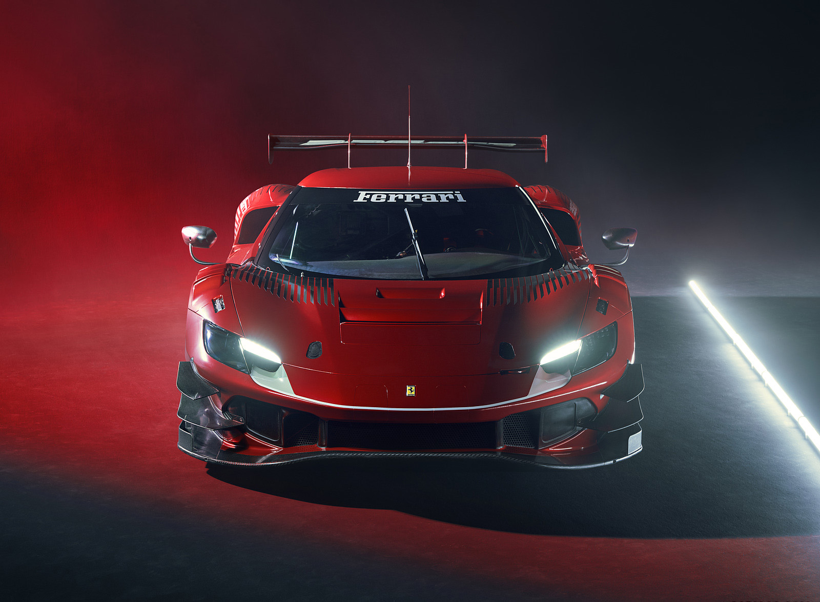 2023 Ferrari 296 GT3 Front Wallpapers #2 of 15