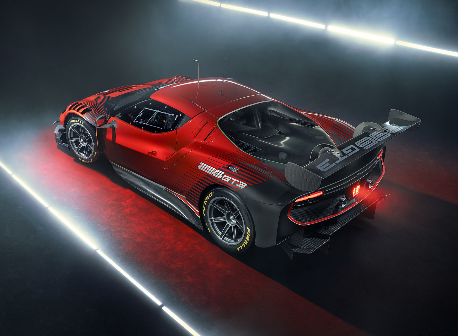2023 Ferrari 296 GT3 Rear Three-Quarter Wallpapers (3)