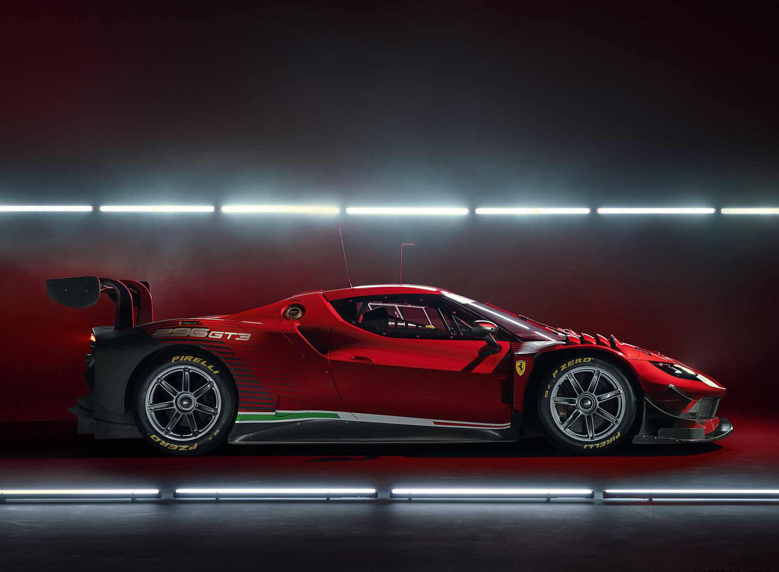 2023 Ferrari 296 GT3 Side Wallpapers #4 of 15