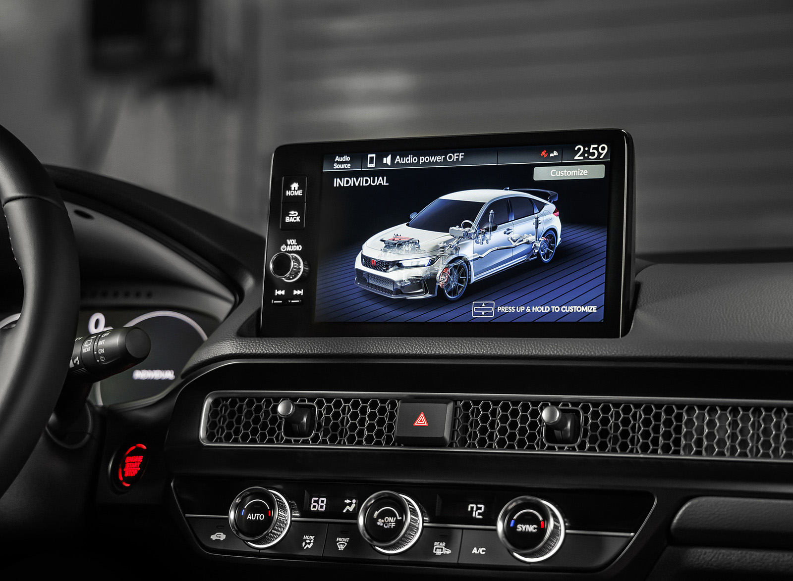 2023 Honda Civic Type R Central Console Wallpapers #126 of 132