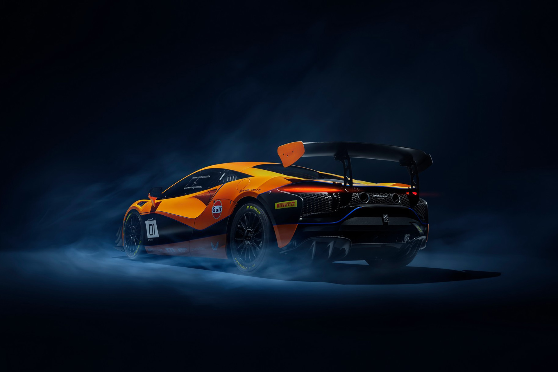 2023 McLaren Artura Trophy Racecar Rear Three-Quarter Wallpapers (2)