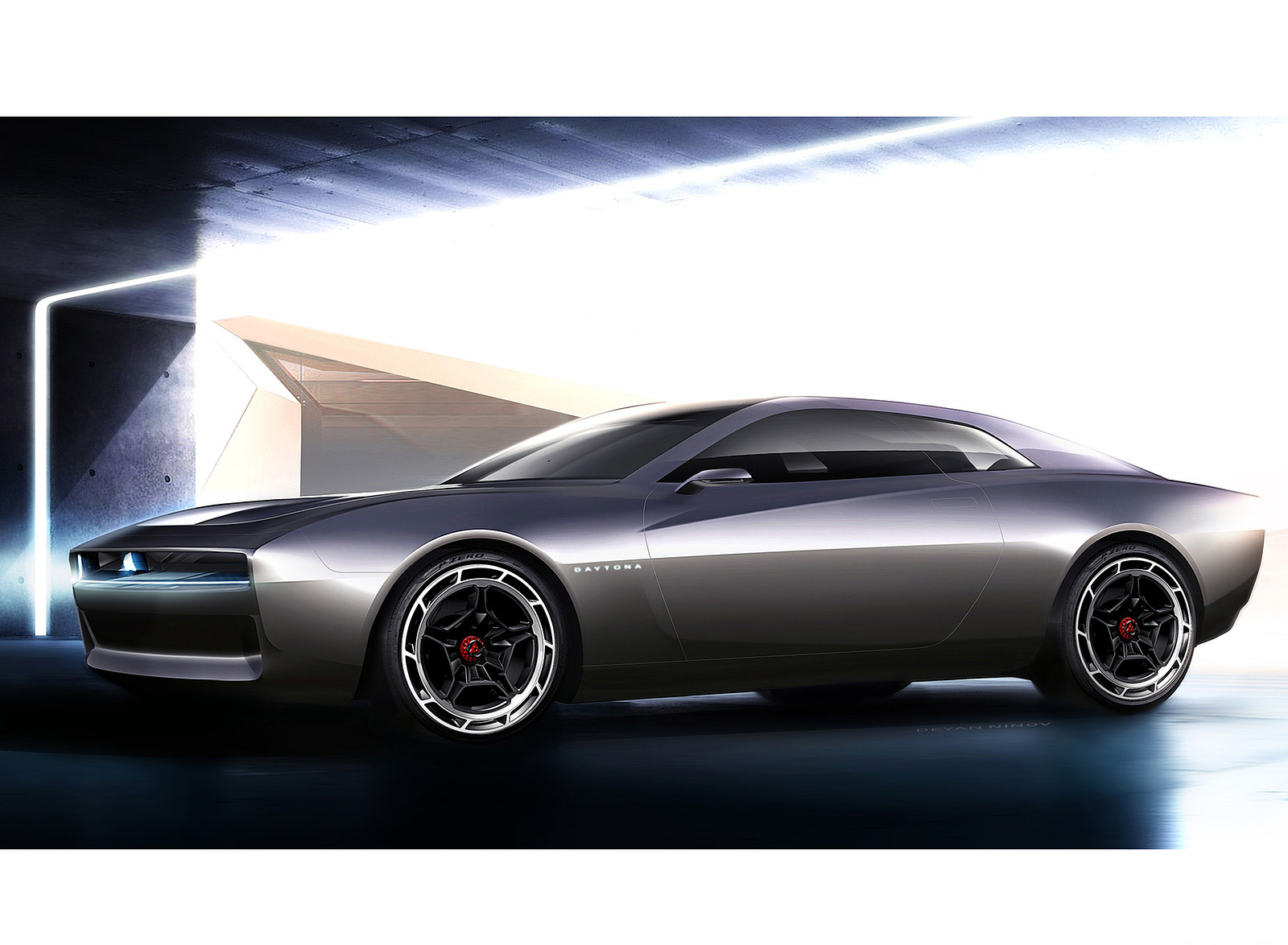 2022 Dodge Charger Daytona SRT Concept Design Sketch Wallpapers #33 of 42