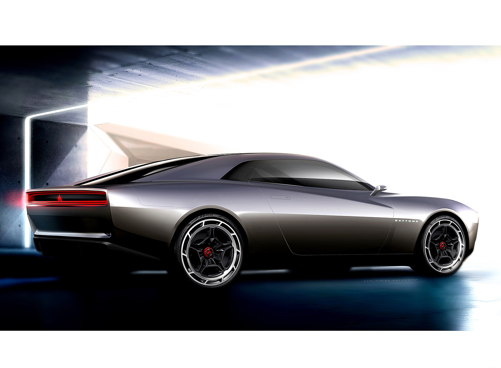 2022 Dodge Charger Daytona SRT Concept Design Sketch Wallpapers #34 of 42