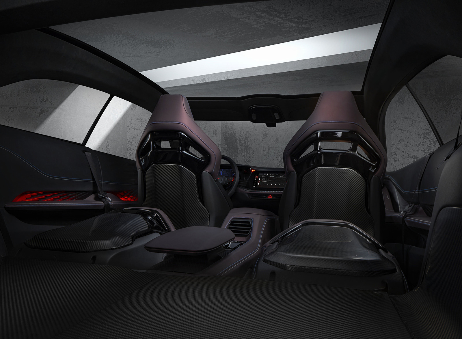 2022 Dodge Charger Daytona SRT Concept Panoramic Roof Wallpapers #31 of 42