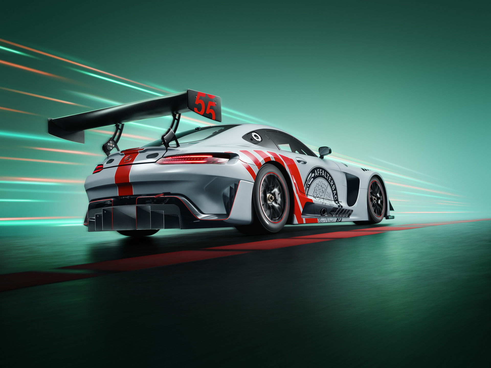 2022 Mercedes-AMG GT3 Edition 55 Rear Three-Quarter Wallpapers (3)