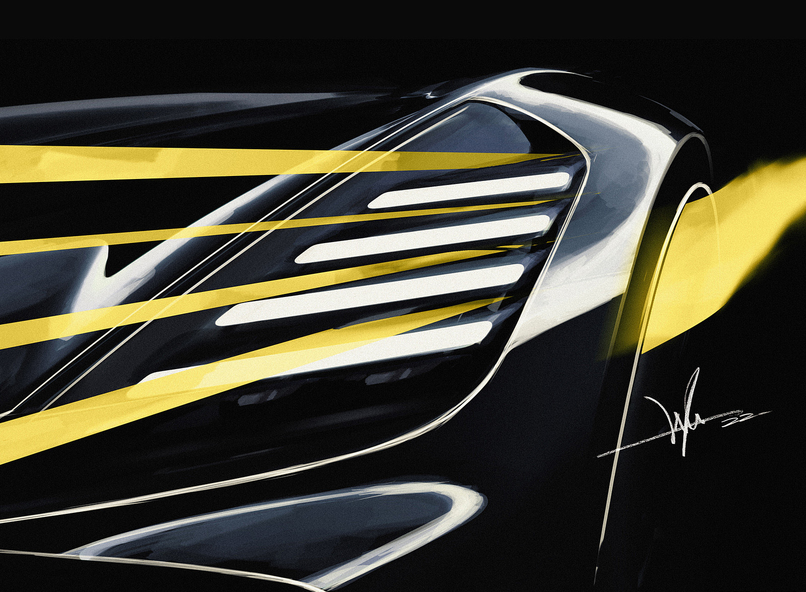 2023 Bugatti W16 Mistral Design Sketch Wallpapers #30 of 50