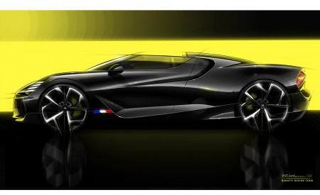 2023 Bugatti W16 Mistral Design Sketch Wallpapers  450x275 (27)