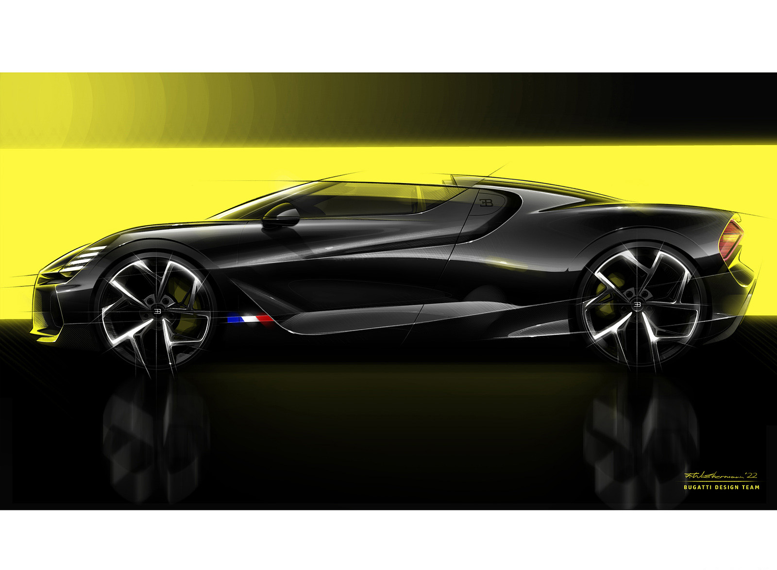 2023 Bugatti W16 Mistral Design Sketch Wallpapers  #27 of 50