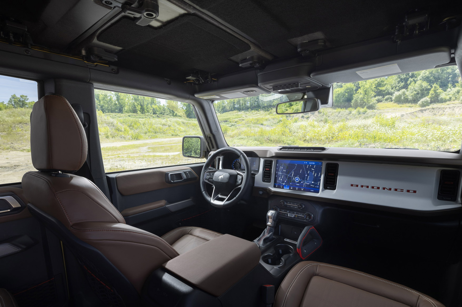 2023 Ford Bronco Heritage Edition (Color: Yellowstone Metallic) Interior Wallpapers (7)