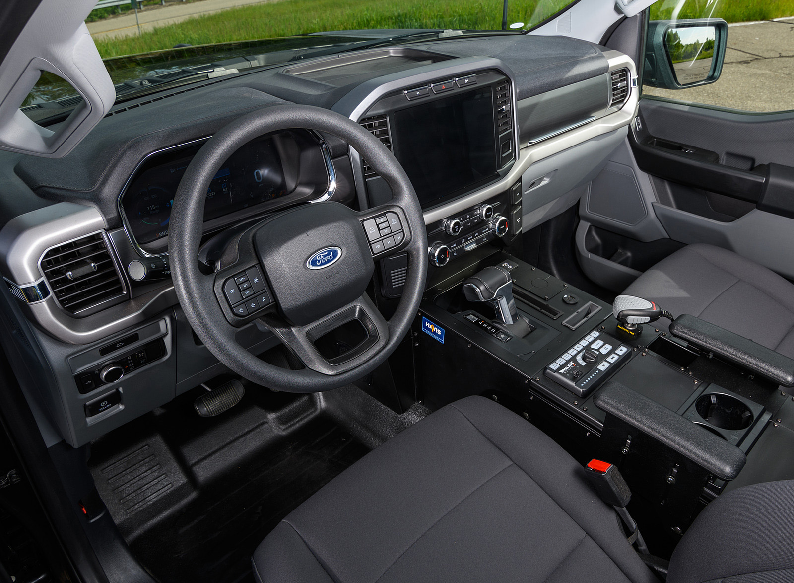 2023 Ford F-150 Lightning Pro Special Service Vehicle Interior Wallpapers (9)