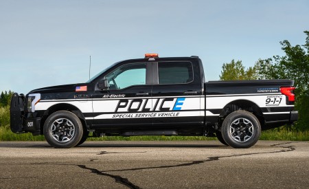 2023 Ford F-150 Lightning Pro Special Service Vehicle Side Wallpapers 450x275 (2)