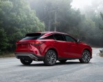 2023 Lexus RX 350h AWD (Color: Red Mica) Rear Three-Quarter Wallpapers 150x120